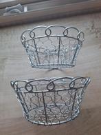 draad/manden/ijzer/paas/eieren/tafel/decoratie/brood/mand, Ophalen of Verzenden