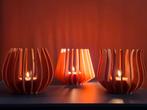 Set Oranje Waxinelichthouders kaarsenhouder- 3D Geprint, Kunststof, Nieuw, Ophalen of Verzenden, Rood