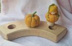 Jaarring steker pompoen Vrije School Seizoenstafel herfst, Verzenden, Nieuw, Figuurtje(s), Wolvilt