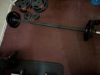 Reebok step + stang sluiters + div maten gewichten, Sport en Fitness, Fitnessmaterialen, Ophalen, Zo goed als nieuw, Stepbank