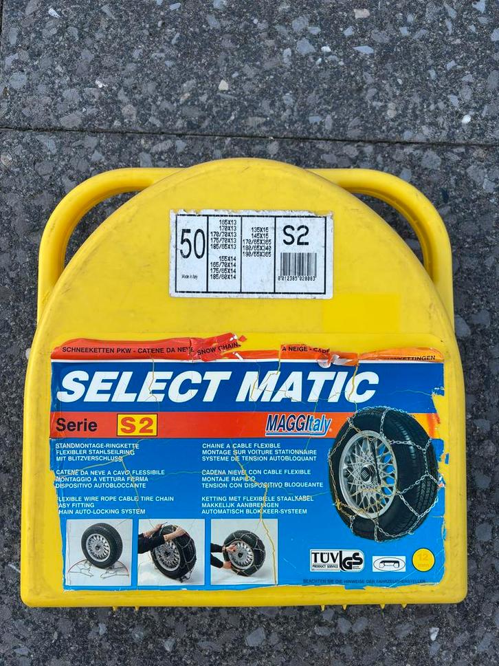 Sneeuwkettingen select matic S2, Auto diversen, Sneeuwkettingen, Gebruikt, Ophalen