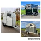 10Trailers aanbod van 2 paards trailers met aluminium bodem, Ophalen of Verzenden, Gebruikt, Aluminium, 2-paards trailer
