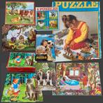 Vintage puzzels. Retro kinderpuzzels en sprookjeskwartet., Ophalen of Verzenden