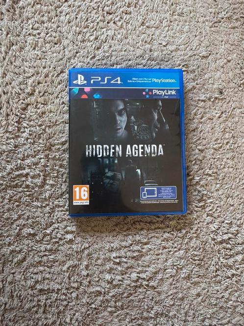 Hidden Agenda, PS4, Spelcomputers en Games, Games | Sony PlayStation 4, Zo goed als nieuw, Overige genres, 1 speler, Vanaf 18 jaar
