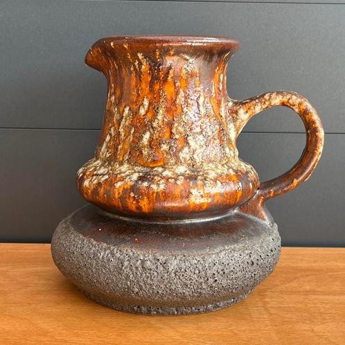 Vintage Jopeko vaas met oor, Huis en Inrichting, Woonaccessoires | Vazen, Zo goed als nieuw, Overige kleuren, Minder dan 50 cm