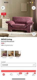 zitbank loveseat, Ophalen, Minder dan 75 cm, Tweepersoons, Zo goed als nieuw