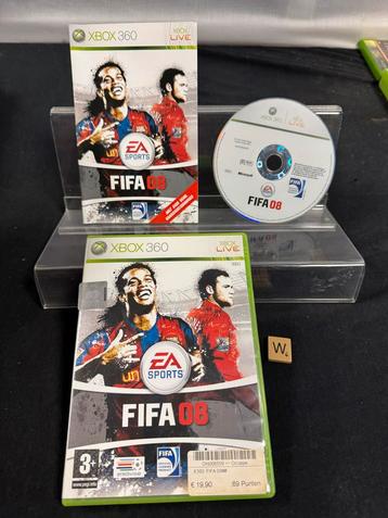 Fifa 08. Xbox 360. €1,99 beschikbaar voor biedingen