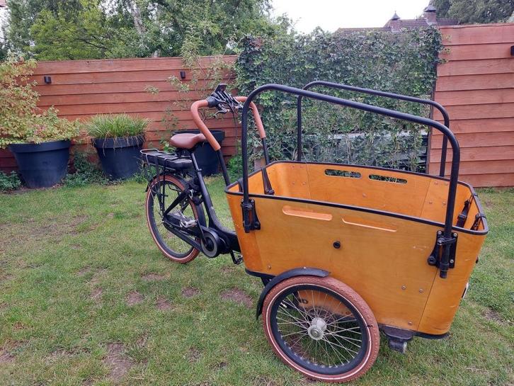 Elektrische bakfiets Vogue Carry 3, Fietsen en Brommers, Fietsen | Bakfietsen, Gebruikt, 4 kinderen of meer, Elektrisch, Ophalen
