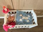 Poppenbedje en pop met geluidjes en meer, Ophalen of Verzenden, Zo goed als nieuw, Babypop