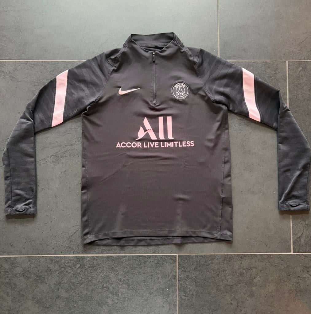 Paris Saint Germain longsleeve zwart/roze, Maat XL, Ophalen of Verzenden, Zo goed als nieuw, Trainingspak