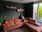 Cognac hoekbank - 280x240cm, Huis en Inrichting, Ophalen