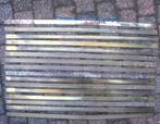 16 messing traproedes met bevestigingshaken, 76 x 2 x 0,4 cm, Ophalen of Verzenden