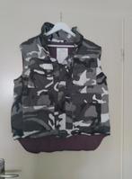 Camouflage bodywarmer, Kleding | Heren, Bodywarmers, Ophalen of Verzenden, Zo goed als nieuw, Grijs