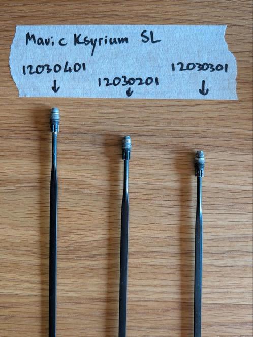 Mavic Ksyrium SL spaken, Fietsen en Brommers, Fietsonderdelen, Gebruikt, Racefiets, Wiel, Ophalen of Verzenden