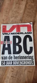 SPECIALE UITGAVE 1995 Vrij Nederland 6 mei 1995 ABC 50 jaar, Ophalen of Verzenden, Gelezen, Krant