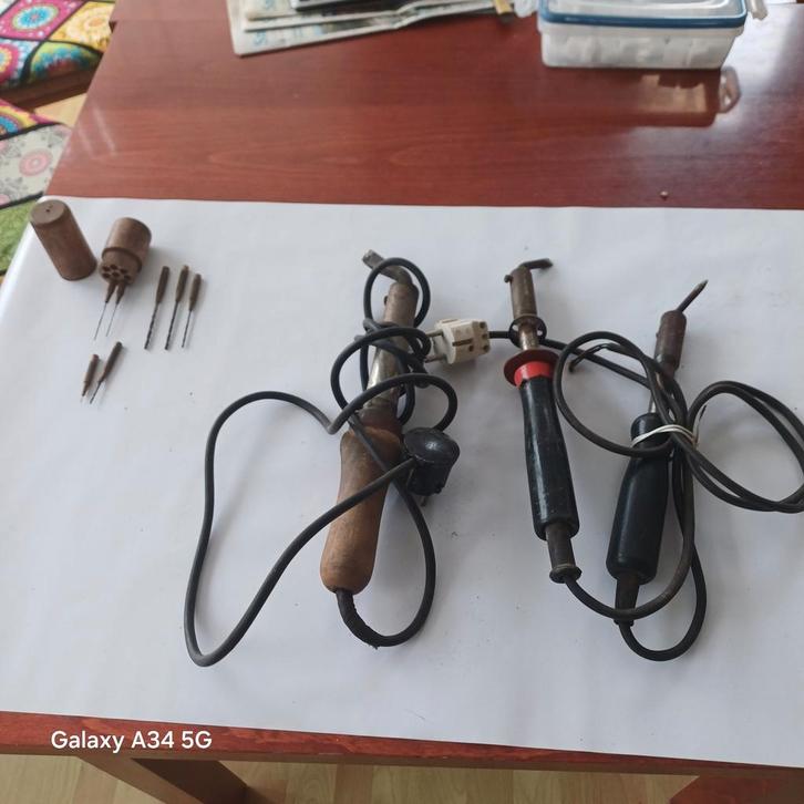 Vintage Soldeerbouten en Boortjes Set, Antiek en Kunst, Antiek | Gereedschap en Instrumenten, Ophalen of Verzenden