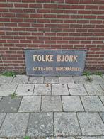 Antiek Zweeds Gevelbord, Handbeschilderd, Ophalen