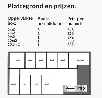 Opslagruimte te huur in Goor beschikbaar voor biedingen