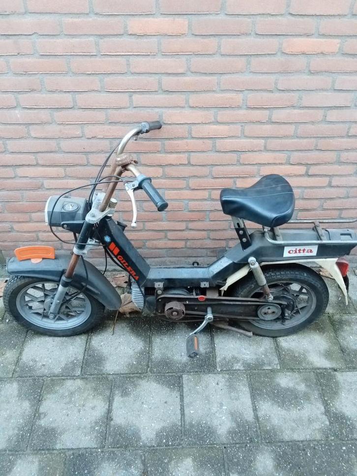 Gilera Citta brommer schuurvonst alle inruil mogelijk, Fietsen en Brommers, Brommers | Overige merken, Gebruikt, Maximaal 25 km/u