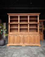 Teakhout Boekenkast | Bibliotheekkast | Winkelkast #2666, Niet ingevuld, Gebruikt, Met deur(en), 200 cm of meer