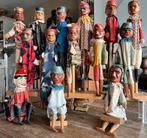 ANTIEK HOUTEN POPPENKAST POPPEN, Ophalen of Verzenden