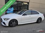 Mercedes C-klasse 200 AMG Line Panorama/Keyless/Sfeer/Leer, Auto's, Automaat, Achterwielaandrijving, 1800 kg, Euro 6