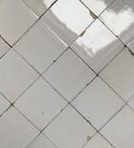 Grote collectie Antieke witjes 1700s t&m 1900s, Gebruikt, Minder dan 20 cm, 10 m² of meer, Wandtegels