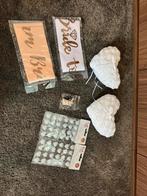 Bruiloft benodigheden ringkussens stickers poppetje, Ophalen of Verzenden, Zo goed als nieuw, Versiering, Geboorte of Huwelijk
