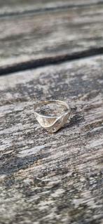 Elegante ring met steentje van 925 zilver, Verzenden, Dame of Heer, Zilver, Zilver