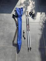 nordic walking stokken incl extra doppen en opbergtas Leki, Ophalen, Verstelbaar, Gebruikt