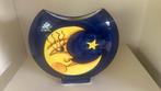 Vintage Italiaans unica design discus vaas, Antiek en Kunst, Ophalen of Verzenden
