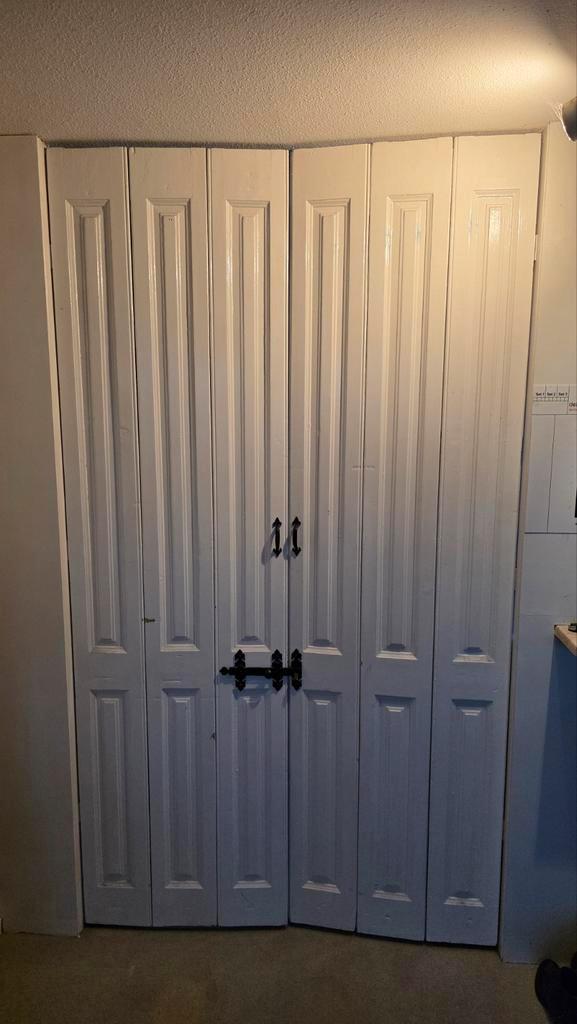 Loevre Deuren - Vouwdeuren, Doe-het-zelf en Verbouw, Deuren en Horren, Gebruikt, Binnendeur, 215 cm of meer, Minder dan 80 cm