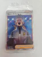 Pokemon - boss's order -Sword & Shield Promo Kaart - Sealed!, Ophalen of Verzenden, Nieuw, Losse kaart