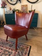 Vintage Skai Cocktail Fauteuil, Ophalen, Gebruikt, Eén, Leer