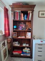 Houten Boekenkast met Planken, Huis en Inrichting, Kasten | Boekenkasten, Ophalen, Met plank(en), 100 tot 150 cm, Klassiek