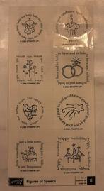 Stempel Stampin’up - Figures of Speech, Verzenden, Zo goed als nieuw, Clearstamp
