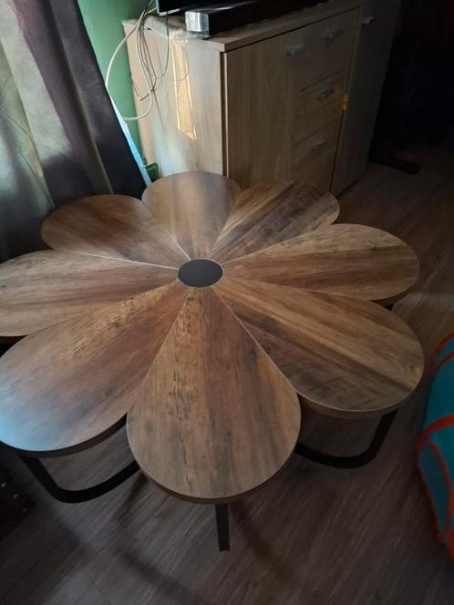 prachtige salontafel, Huis en Inrichting, Tafels | Bijzettafels, Nieuw, Rond, 45 tot 60 cm, 75 cm of meer, Metaal of Aluminium