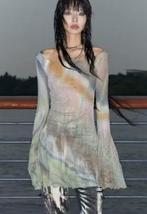 Vintage top Trashy Y2K Dye mesh top shirt met lange mouwen, Ophalen of Verzenden, Nieuw, Maat 38/40 (M), Lange mouw