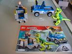 Lego 10757, Jurassic World, Raptor Rescue Truck., Ophalen of Verzenden, Zo goed als nieuw