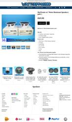 SkyTronic 10'' Water Resistant Speaker ( set van 2 )10 inch, Gebruikt, ., Ophalen of Verzenden, .