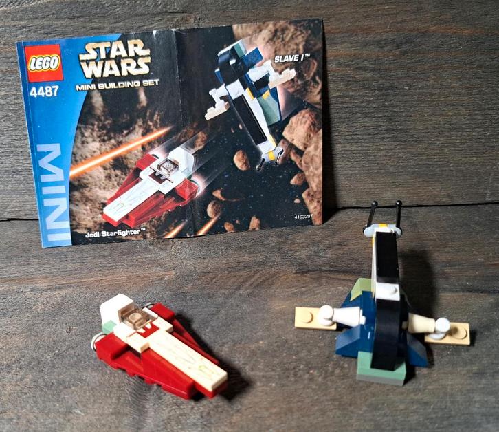 Lego Star Wars Mini set 4487. Jedi Starfighter & Slave I - M, Kinderen en Baby's, Speelgoed | Duplo en Lego, Gebruikt, Lego, Complete set