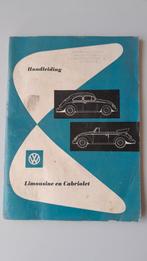 Handleiding Kever Cabriolet 1956 Nederlands, Auto diversen, Handleidingen en Instructieboekjes, Ophalen of Verzenden