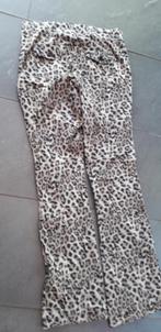 Luipaard stretch broek (flattered), Nieuw, Lang, Maat 42/44 (L), Helena Hart