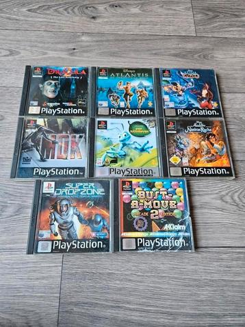 Playstation 1 PS1 games 8 stuks beschikbaar voor biedingen