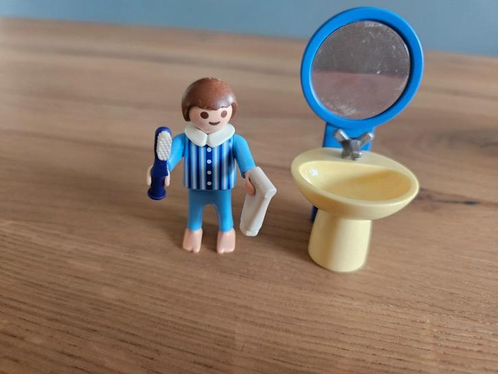 Playmobil 4661 Jongen aan wastafel, Kinderen en Baby's, Speelgoed | Playmobil, Gebruikt, Complete set, Ophalen of Verzenden