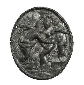 Europa plaquette met religieuze voorstelling z.j. (zeldzaam) beschikbaar voor biedingen