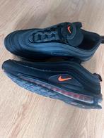 Nike Airmax 97 - 43 Black Orange Gedragen, Kleding | Heren, Schoenen, Nike air max, Zwart, Ophalen of Verzenden, Sneakers of Gympen
