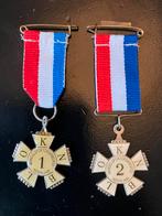 KNBLO medailles nr 1 en 2, Postzegels en Munten, Ophalen of Verzenden, Overige materialen