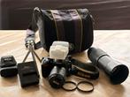 Nikon D3500 spiegelreflex+18-55 VR&70-300,flitser,filter,tas, Audio, Tv en Foto, Fotocamera's Digitaal, Gebruikt, Spiegelreflex