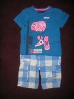 Cars bermuda + outfittersnation T-shirt maat 152, Cars Outfitters Nation, Ophalen of Verzenden, Zo goed als nieuw, Shirt of Longsleeve